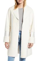 Women's The North Face Arctic Ii Waterproof 550-fill-power Down Parka With Faux Fur Trim - Grey