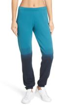 Women's Aviator Nation Faded Sweatpants - Blue/green