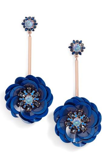 Women's Kate Spade New York Snowy Nights Sequin Drop Earrings