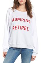 Women's Wildfox Aspiring Retiree Sweatshirt - Blue
