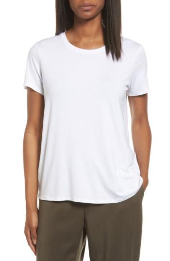 Women's Eileen Fisher Short Sleeve Jersey Tee - White