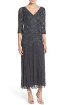 Women's Pisarro Nights Beaded Mesh Dress - Grey
