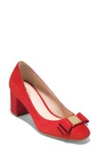 Women's Cole Haan Tali Bow Pump B - Red