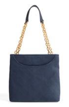 Tory Burch Small Alexa Suede Tote - Blue