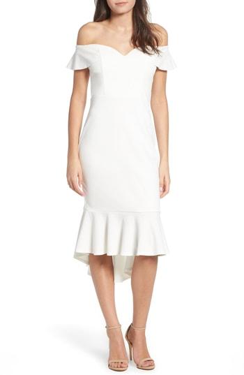 Women's Love, Nickie Lew Sweetheart Midi Dress - Ivory