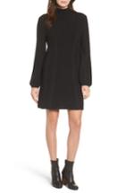 Women's Caslon Cable Knit Sweater Dress, Size - Black