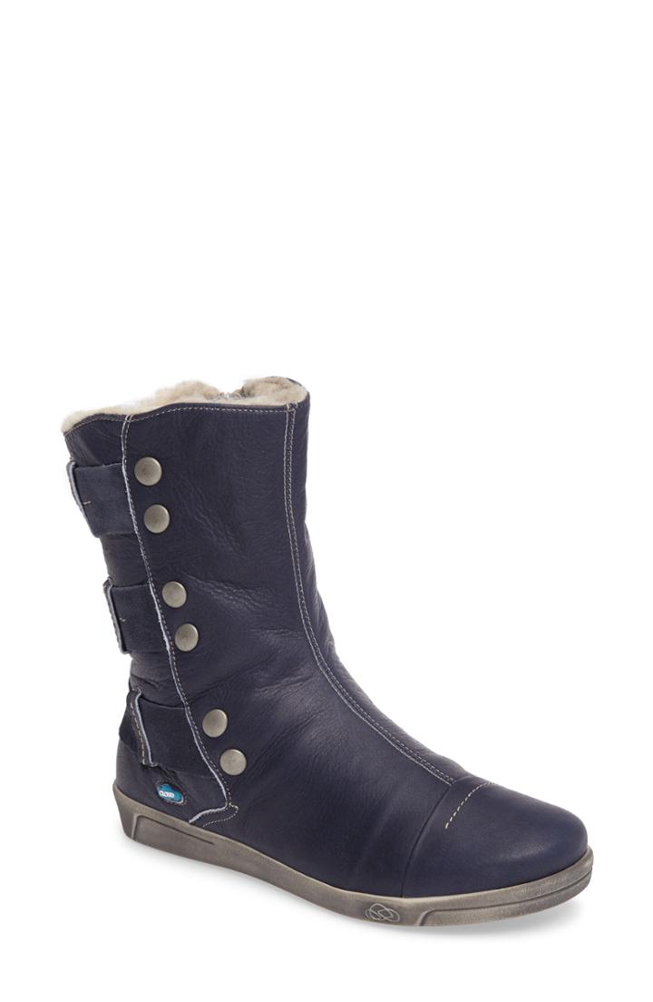 Women's Cloud Amber Wool Lined Bootie .5-7us / 37eu - Blue