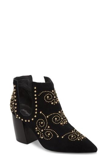 Women's Jeffrey Campbell Ornella Studded Bootie M - Black