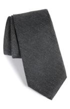 Men's Calibrate Resolution Silk Blend Tie, Size - Black