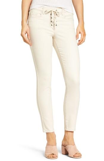 Women's Blanknyc Lace-up Crop Skinny Jeans