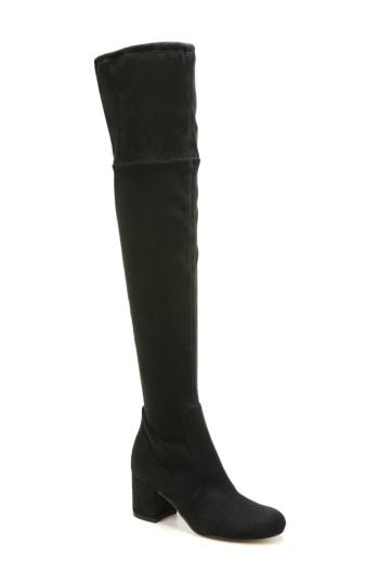 Women's Sam Edelman Varona Over The Knee Boot .5 M - Black