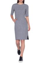 Women's Akris Wool Blend Sheath Dress - Grey