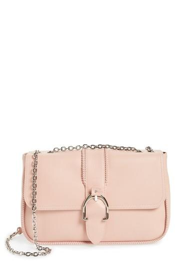 Longchamp Medium Leather Shoulder/crossbody Bag - Pink