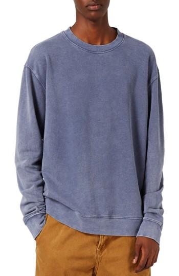 Men's Topman Washed Sweatshirt