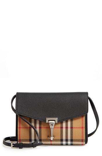 Burberry Baby Macken House Check Crossbody Bag - Black
