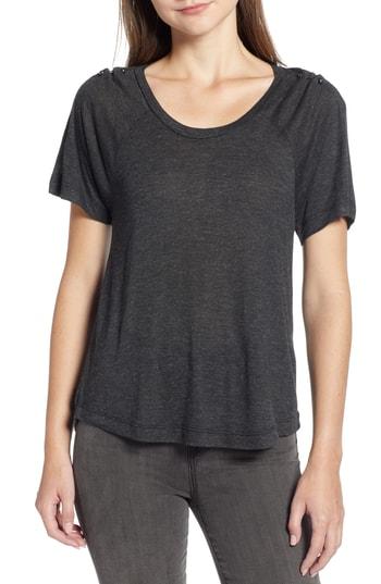 Women's Hudson Jeans Raglan Sleeve Tee