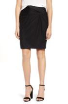 Women's 1.state Mesh Knee Length Skirt, Size - Black