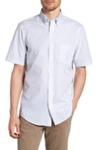 Men's Nordstrom Men's Shop Regular Fit Non-iron Sport Shirt - White