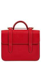 Strathberry Mc Mini Leather Crossbody Bag - Red