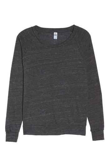 Women's Alternative Slouchy Pullover - Black