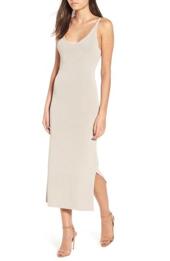 Women's Leith Sweater Strap Dress, Size - Grey