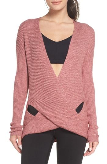 Women's Zella Wrap Sweater, Size - Red