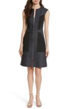 Women's Diane Von Furstenberg Front Zip Denim Dress - Blue