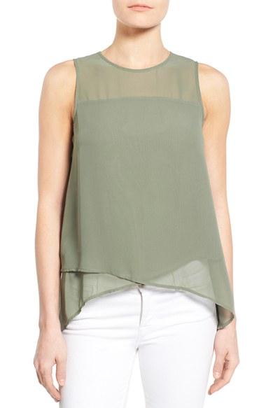 Women's Vince Camuto Asymmetrical Sleeveless Blouse