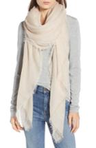 Women's Treasure & Bond Lightweight Cross Dyed Scarf, Size - Beige