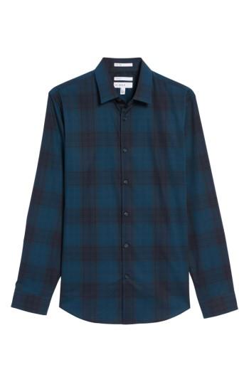 Men's Calibrate Check Sport Shirt - Blue