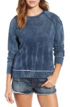 Women's True Religion Brand Jeans Embroidered Raglan Pullover