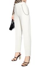 Women's Topshop Chain Clean Peg Trousers Us (fits Like 0) - Ivory