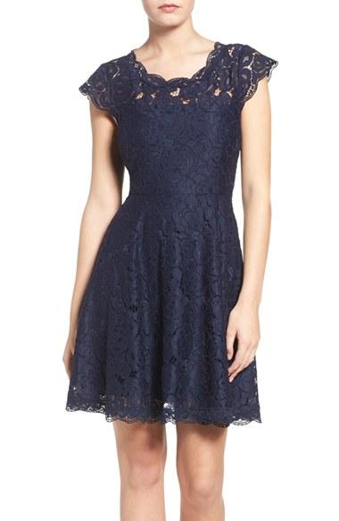 Women's Bb Dakota Lace Fit & Flare Dress