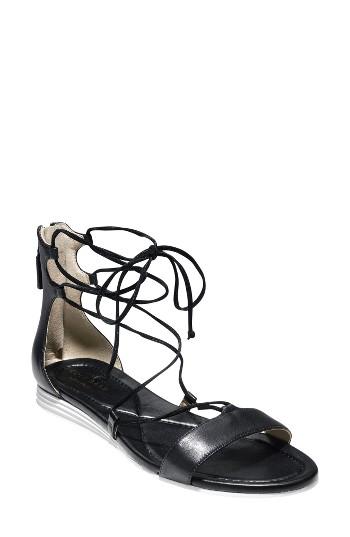 Women's Cole Haan Ghillie Gladiator Sandal B - Black