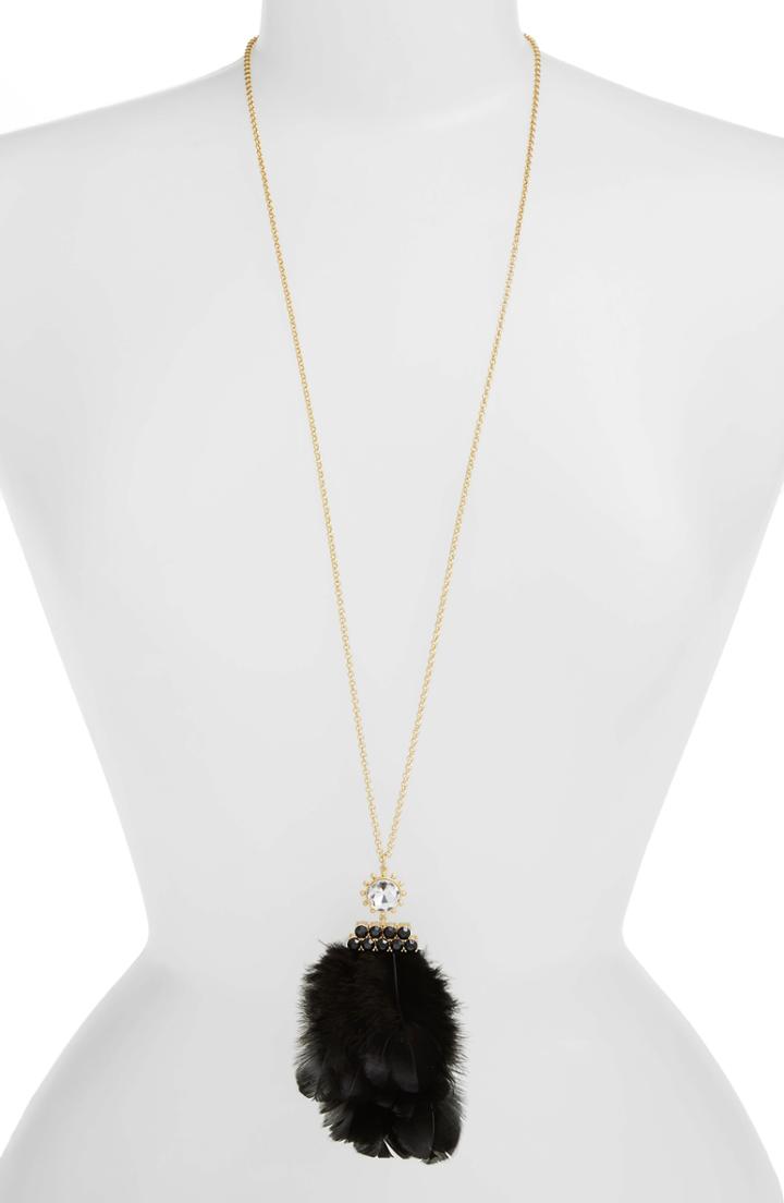 Women's Kate Spade New York Feather Pendant Necklace