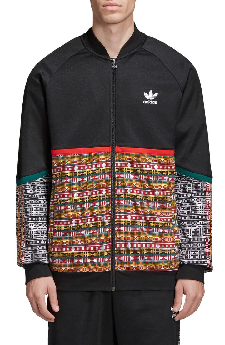 Men's Adidas Originals X Pharrell Williams Solar Hu Track Jacket - Black