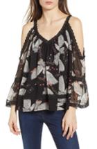 Women's Rebecca Minkoff Deneuve Cold Shoulder Top - Black