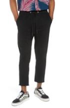 Men's Lira Clothing Vacation Slim Fit Crop Pants - Black