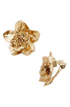 Women's Oscar De La Renta Bold Flower Stud Earrings