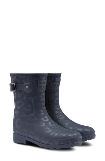 Women's Hunter Original Insulated Refined Short Rain Boot M - Blue