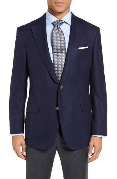 Men's Samuelsohn 'bailey' Classic Fit Wool Travel Blazer