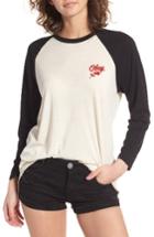 Women's Obey Careless Whispers Baseball Tee, Size - Ivory