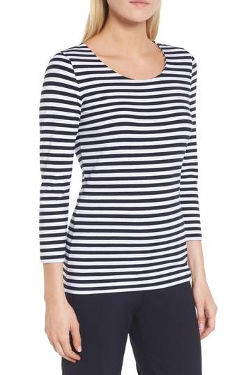 Women's Boss Emmisana Stripe Top - Blue
