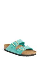 Women's Birkenstock 'arizona' Soft Footbed Sandal -5.5us / 36eu B - Blue/green
