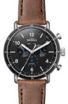 Men's Shinola The Canfield Sport - Alan Bean Special Edition Chrongraph Leather Strap Watch