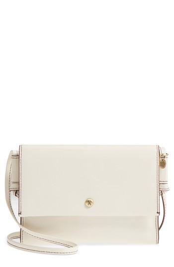 Hobo Bemuse Leather Crossboy Bag - White