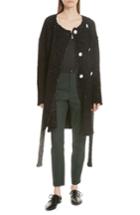 Women's Grey Jason Wu Boucle Double Breasted Cardigan