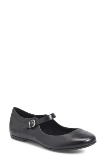 Women's B?rn Arnor Mary Jane Flat .5 M - Black