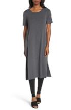 Women's Eileen Fisher Long Wool Knit Tunic, Size - Brown