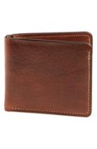 Men's Trask 'jackson' Bison Leather Wallet - Yellow